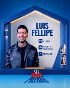 Luis, participante da Casa do Patrão • Divulgação