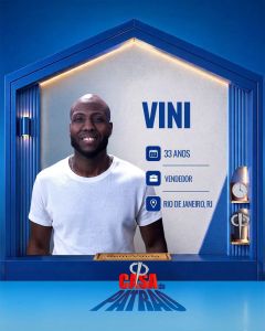 O vendedor Vini, de 33 anos, do Rio de Janeiro • Divulgação / Casa do Patrão / Record