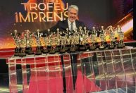 Troféu Imprensa 2026: William Bonner recebe 33 prêmios 'acumulados'