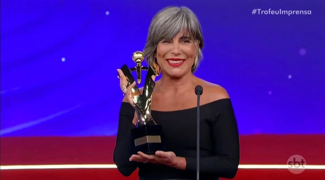 Glória Pires é homenageada no Troféu Imprensa 2026: 'Que honra'
