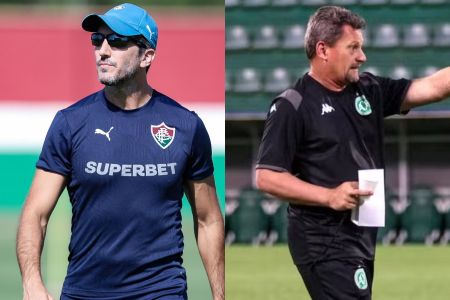 Zubeldía e Fabio Matias