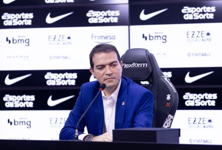 Marcelo Paz, executivo de futebol do Corinthians