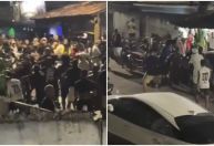Vídeo: ao som do 'pancadão', baile funk tem briga generalizada