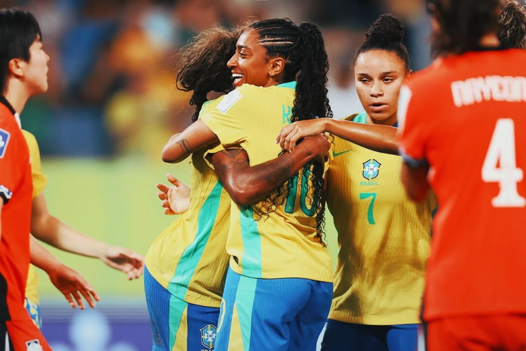 Seleção Feminina goleia Coreia do Sul em primeiro amistoso na Arena Pantanal