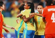 Seleção Feminina goleia Coreia do Sul em primeiro amistoso na Arena Pantanal
