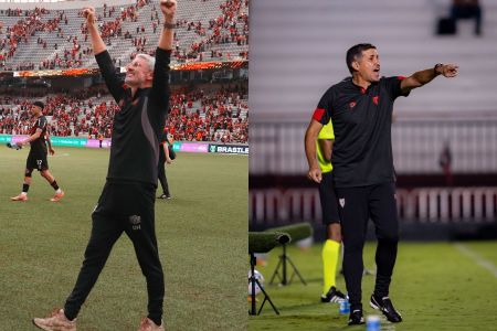 Treinadores do Furacão e do Dragão