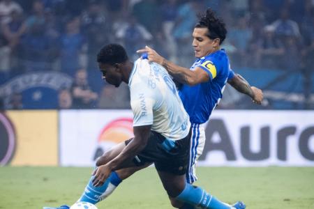 Lance de Cruzeiro x Grêmio, pelo Brasileirão 2026 • Gustavo Aleixo/Cruzeiro