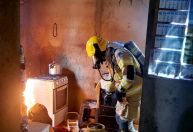 Explosão após troca de botijão assusta moradores em Bonito de Minas