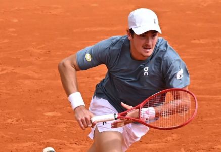 João Fonseca durante o Masters de Monte Carlo