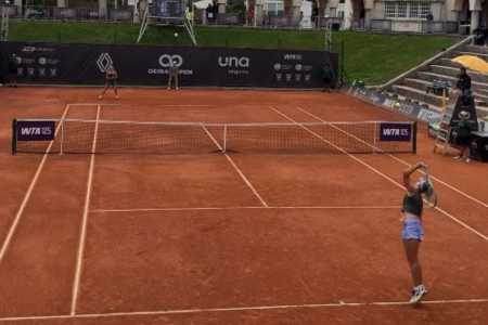 Lance de Francisca Jorge x Bia Haddad Maia, pelo WTA de Oeiras 2026