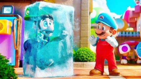 Ice Mario em Super Mário Galaxy - O Filme • Divulgação
