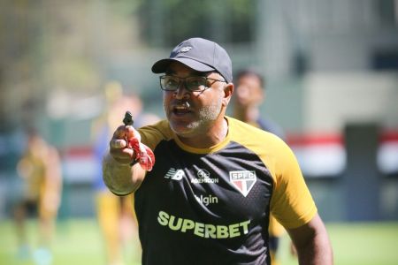 Roger Machado, técnico do São Paulo FC
