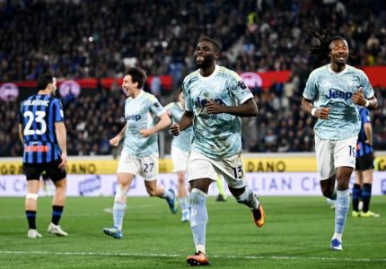 Jeremie Boga celebra gol em Atalanta 0 x 1 Juventus, pelo Campeonato Italiano 2025/2026