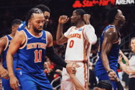 Knicks vencem Hawks fora de casa e igualam série nos playoffs da NBA