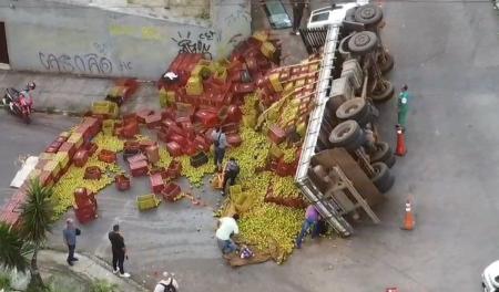 Carga foi doada pela empresa