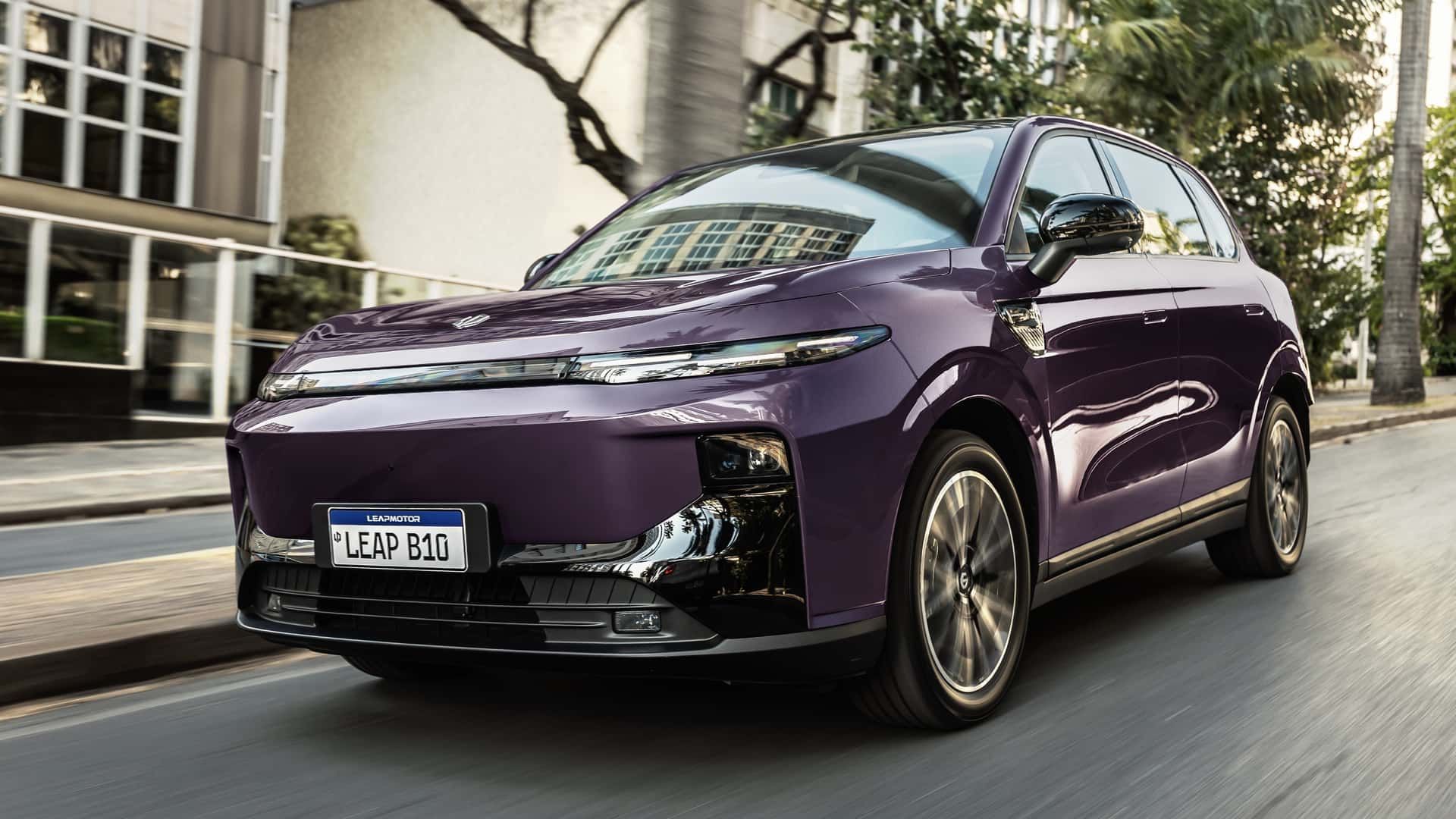 Leapmotor lança SUV elétrico B10 e anuncia modelos nacionais flex