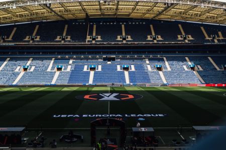Estádio do Dragão, casa do Porto, que recebeu um dos jogos das quartas