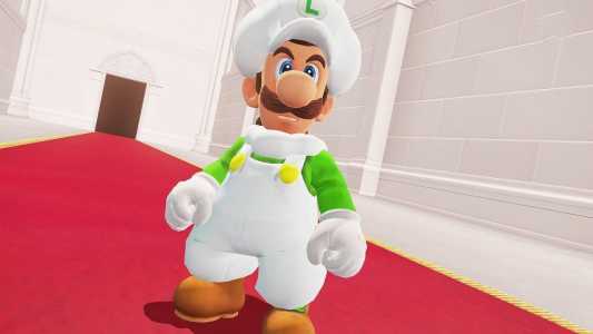 Cloud Luigi em Super Mario Odissey • Imagem da internet