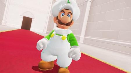 Cloud Luigi em Super Mario Odissey • Imagem da internet