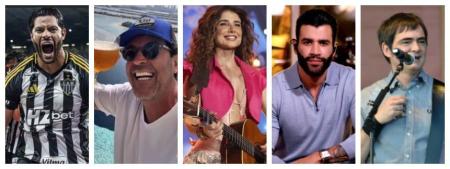 Artistas e celebridades agraciadas com Medalha da Inconfidência • Reprodução/Redes Sociais/Atlético