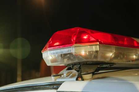 Giroflex da viatura de polícia