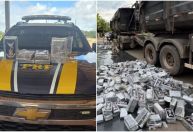 PRF apreende cocaína avaliada em R$ 100 milhões com símbolo de torcida organizada