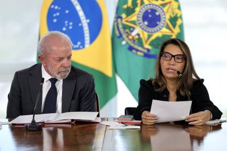 Presidente Lula e primeira-dama Janja da Silva