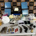 PM faz apreensão de drogas, armas e munições em São Gonçalo do Sapucaí