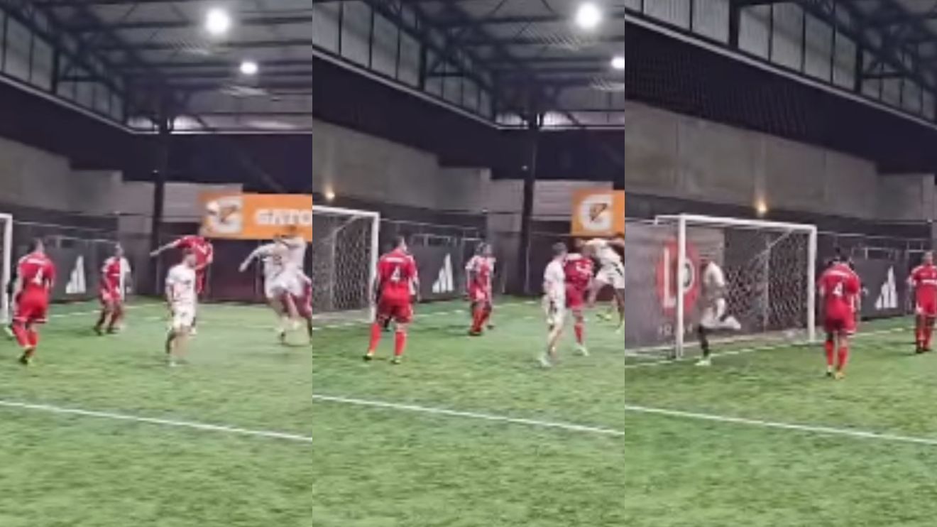 Ídolo do Atlético, Léo Silva impressiona com gol em pelada de ex-jogadores