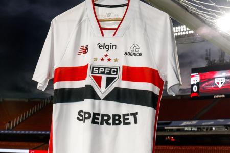 Camisa do São Paulo de 2026 no MorumBis