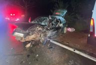 Crianças ficam feridas em colisão de carros na BR-494 em Ritápolis (MG)