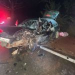 Crianças ficam feridas em colisão de carros na BR-494 em Ritápolis (MG)