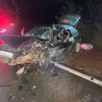 Crianças ficam feridas em colisão de carros na BR-494 em Ritápolis (MG)