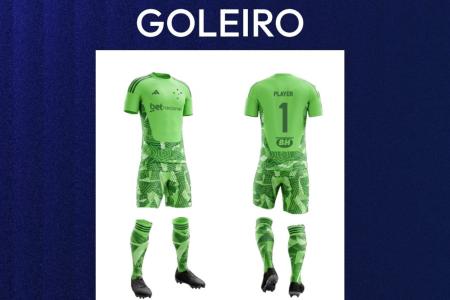 Uniforme verde de goleiro do Cruzeiro para a temporada 2026 • Divulgação/Cruzeiro