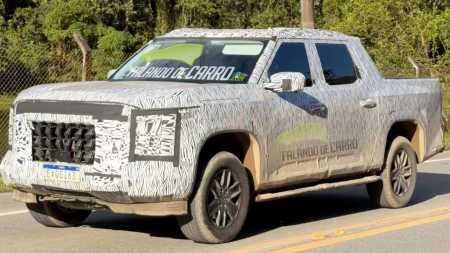 Protótipo da Volkswagen Amarok em testes na Grande São Paulo • Renato Maia | @falandodecarro