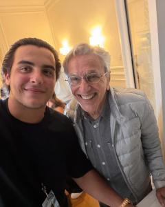 Marcelo Sangalo publica foto ao lado de Caetano Veloso • Reprodução/Instagram