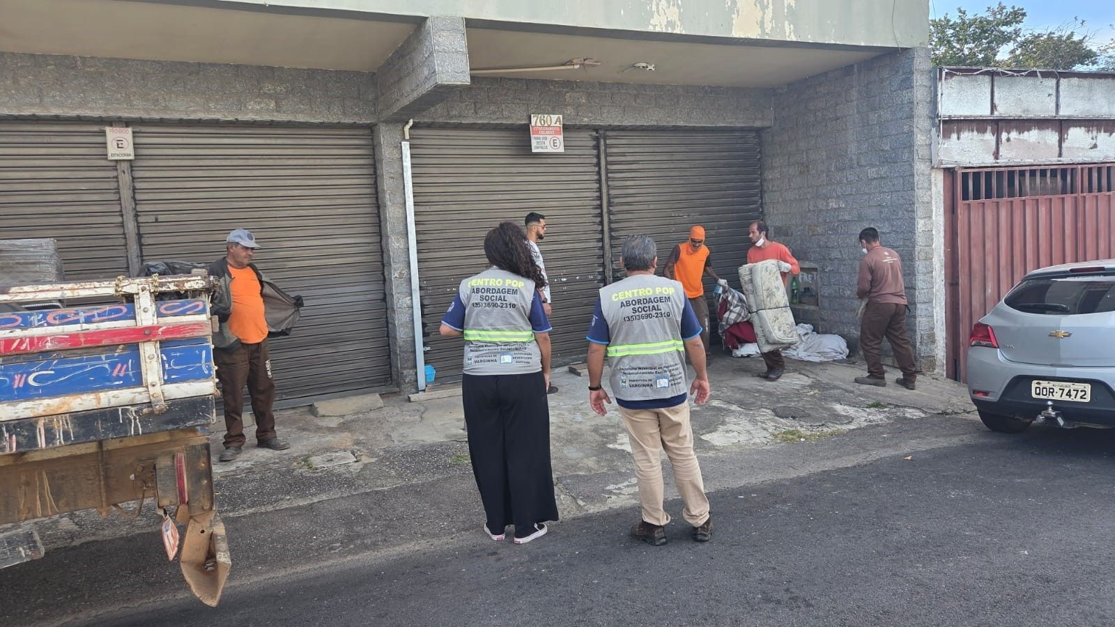 Órgãos municipais de Varginha continuam fazendo desocupações de espaços urbanos