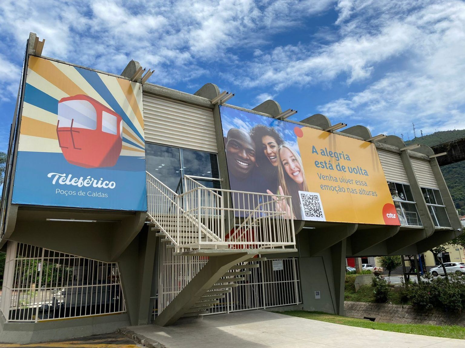 Teleférico de Poços de Caldas vai fechar temporariamente para manutenção