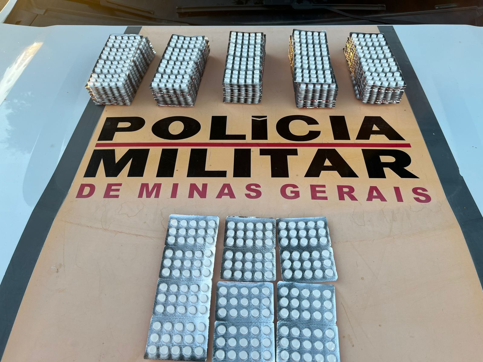 PM Rodoviária apreende mais de 3 mil rebites na BR-459