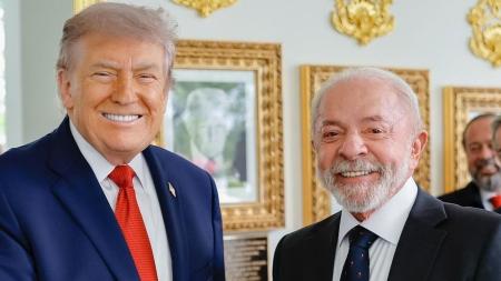 Presidentes Trump e Lula