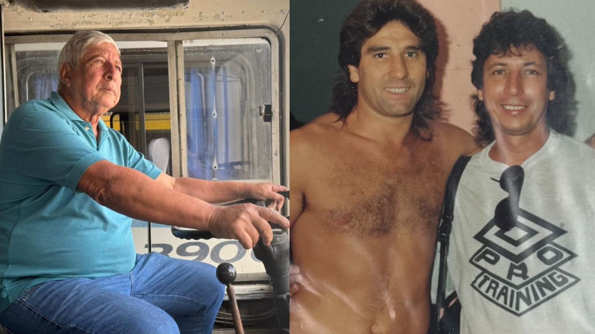 Ex-motorista do Atlético se emociona ao reencontrar antigo ônibus do clube