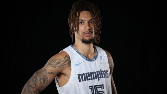 Brandon Clarke na temporada 2025/2026 • Divulgação/NBA