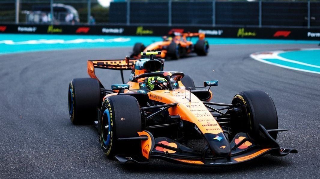 Lando Norris comanda dobradinha da McLaren e vence sprint em Miami