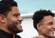 Fluminense: Hulk tem ‘resenha’ com Arana em chegada ao CT Carlos Castilho