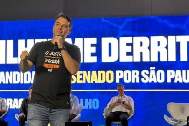 Flávio reage após vazamento de áudio com Daniel Vorcaro: 'Não abaixem a cabeça'