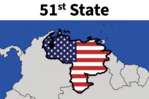 Presidente Donald Trump posta mapa da Venezuela como sendo o 51º estado americano