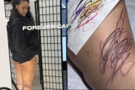Rihanna faz tatuagem em homenagem aos filhos e web reage: ‘Varizes’