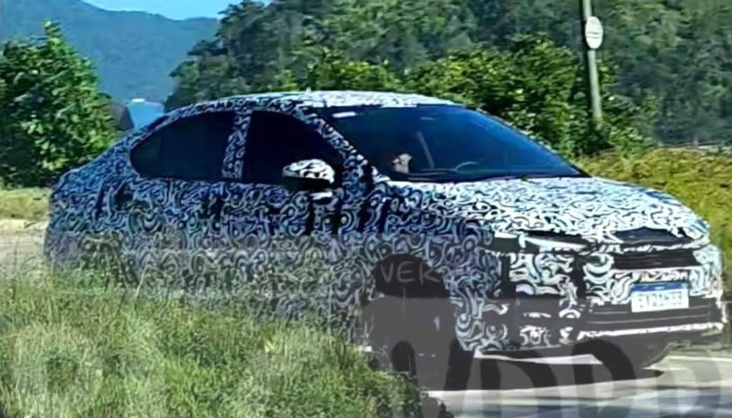 Flagra: Honda City 2027 chega no segundo semestre com visual atualizado