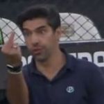 Abel surpreende e revela alvo do gesto de dedo do meio em jogo do Palmeiras
