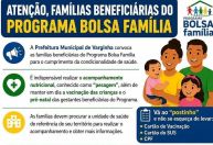 Beneficiários do Bolsa Família em Varginha devem atualizar as condições de saúde